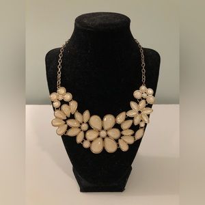Jewel Flower Statement Necklace